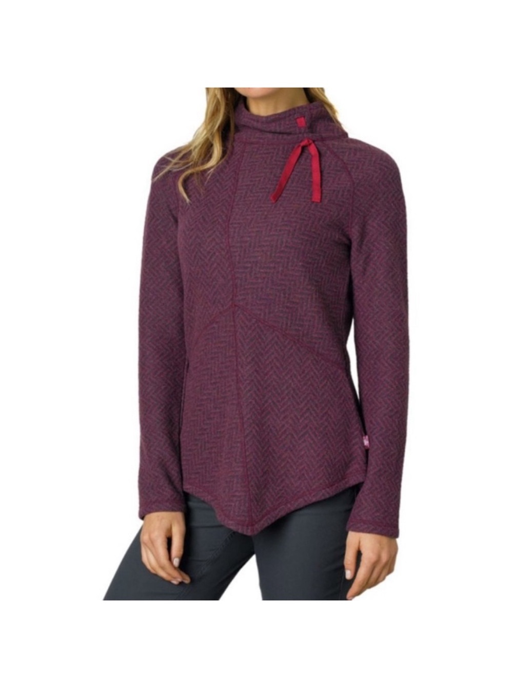 Prana Plum/Purple Mattea Wool Sweater